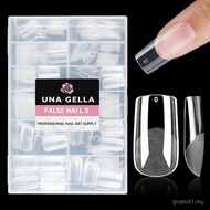 12 Sizes UNAGELLA Medium Square Gel Nail Patch Semi-Matte 312 Pieces Medium Square Gel Nails Totalme