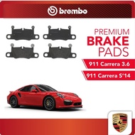 BREMBO Rear Brake Pads (1 set) For Porsche 911 Carrera 3.6'08, Porsche 911 Carrera S'14