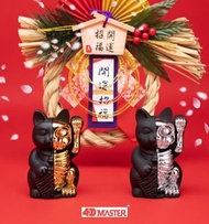 4D master XXray 半解剖 半骨 招財貓 金銀 電鍍版