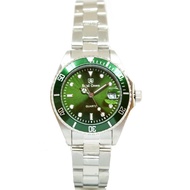 นาฬิกา Royal Crown นาฬิกาข้อมือผูุ้หญิง  สายสแตนเลส รุ่น 3663L  Green ( สีเขียว)