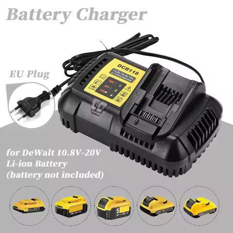 DCB118 battery charger for Dewalt Battery 10.8V 12V 14.4V 18V 20V DCB200 DCB101 DCB115 DCB107 DCB105