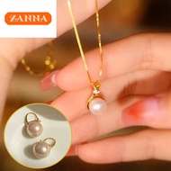 rantai leher emas bangkok cop 916 Fukubukuro pearl necklace for  women gift