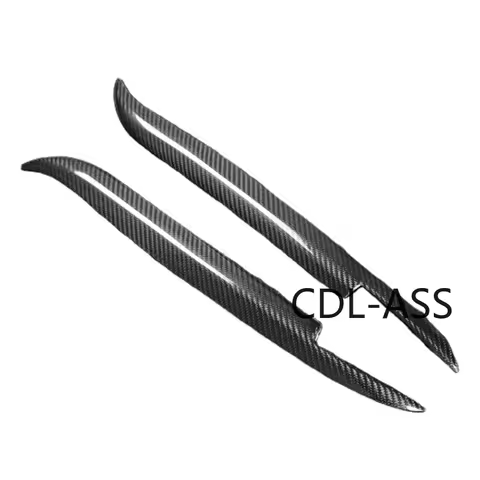 Suitable for BMW E39 modified carbon fiber lamp eyebrow 97-03 E39 headlight decorative eyebrow pair
