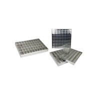 ALUMINIUM BROWNIES PLATE WITH CUTTER SET / ACUAN LOYANG CUTTER BROWNIES