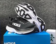 HOKA ONE ONE Bondi 8 Wide 邦代8 底邦 跑步鞋 男款 黑白 寬版