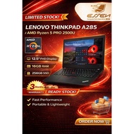 LENOVO THINKPAD A285 / AMD Ryzen 5 PRO 2500U / 256GB SSD / 16GB RAM / 12.5" REFURBISHED NOTEBOOK