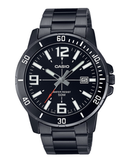 นาฬิกาคาสิโอของแท้ ข้อมือผู้ชาย รุ่น MTP-VD01B-1B ของใหม่ของแท้100% ประกันศูนย์เซ็นทรัลCMG 1 ปี