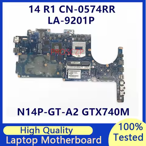 CN-0574RR 0574RR 574RR Mainboard For DELL 14 R1 Laptop Motherboard With N14P-GT-A2 GTX740M HM87 LA-9