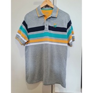 RENOMA striped collar tee