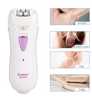 Kemei RECHARGEABLE LADY EPILATOR เครื่องถอนขนไฟฟ้า รุ่น KM-290R (รุ่น ชาร์จไฟในตัว)