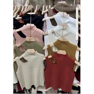 SWJ2330 -MSIA Ready Stock Knitted Material Women Top 针织小衫