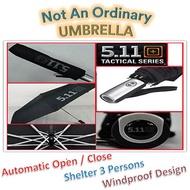Super Large Umbrella enough to sheltered 3 persons / 511 Tactical Umbrella / Automatic Open
