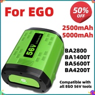 56V 5.0Ah Li-ion Battery BA2800/BA1400T/BA5600T/BA4200T Replacement for EGO 56V 5000mAh Power+ Bicyc