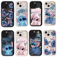 Cartoon Stitch Cople Big Eyes Case For Infinix GT 20 10 Pro Smart 8 9 Note 40 30 Hot 4oi 30i Spark G