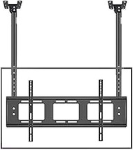Ceiling TV Mount, Double Pole Hanging TV Bracket Fits 55-86 Inch LED Flat Panel Display, TV Pole Mou
