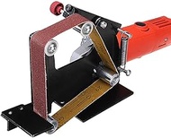 Angle Grinder Belt Sander Attachment Metal Wood Sanding Belt Adapter Use 5/8 Inch Thread Spindle Angle Grinder