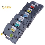 A&W 12mm 9mm TZ-231 PT-E100B D210 Label Tape for Brother P-touch Printers