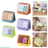 zwinz1aa 2026 Small Desk Calendar Writing Notepads Office Table Monthly Calendar Planner