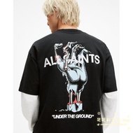 ALL SAINTS new back skull print short sleeved T-shirt