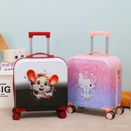 Password Cartoon Elementary School Students Trolley Case Suitcase Travel Bag Universal Wheel Childre