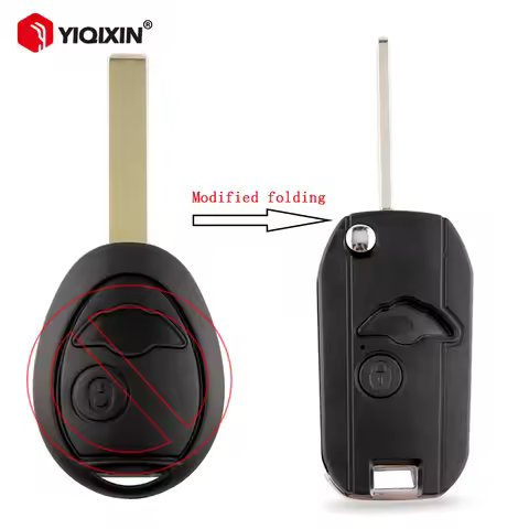 YIQIXIN Remote Car Key Shell For BMW Mini Cooper R50 R53 Rover 75 Z3 Z4 X3 X5 E46 E39 E34 E36 2002 2