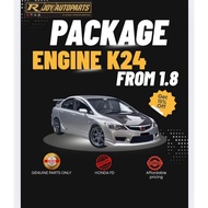 HONDA PAKEJ ENJIN K24 [PACKAGE ENGINE K24] FROM HONDA CIVIC FD BODY 1.8