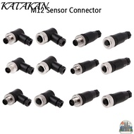 KATAKAN M12 Sensor Connector, Connector Male Female Socket M12 Aviation Plug, Power Adapte Waterproo
