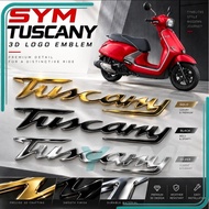 EMBLEM SYM TUSCANY SINGLE LAYER LOGO EMBLEM ACCESSORIES ACCESSORY MODIFIED MODIFY