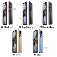 【Free Gift】 For OPPO Reno 10 9 8 7 6 5 Pro + Case reno10 metal cases reno9 reno8 reno7 reno6 reno5 Metal Bumper Frame Casing