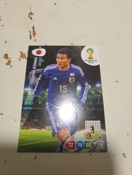 ⚽藍武士迷必入!｜Panini 官方正版｜2014巴西世界盃 Adrenalyn XL 球卡｜日本國家隊 15號今野泰幸 絕版經典單卡