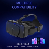 3D VR Glasses - High Definition Blue Light Lenses, Comfortable Nose Pads and Straps, Suitable for Mo