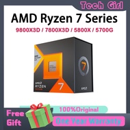 【3 Year Warranty】100% Original AMD Ryzen 7 7800X3D/Ryzen 7 9800X3D/Ryzen 7 5800X/Ryzen 7 5700G RYZEN