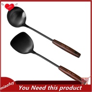 [OnLive] Wok Spatula and Ladle Skimmer Ladle Tool Set 14 Inches Spatula for Wok, 304 Stainless Steel Wok Spatula 1Set
