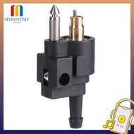 MYRONGMY Motor Boat Accessories, Plastics Black  Tank Connector, Outboard Engine Male Thread Pipe Jo