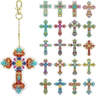 Art Parts Adult Painting 5D Set Diamond Diamond Keychain Art Gem Keychain 5D20 Diamond 18WP