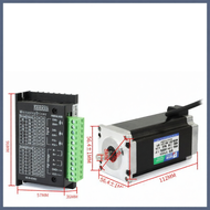 ชุดมอเตอร์สเต็ปแรงบิดสูงพร้อมคอนโทรลเลอร์ TB6600