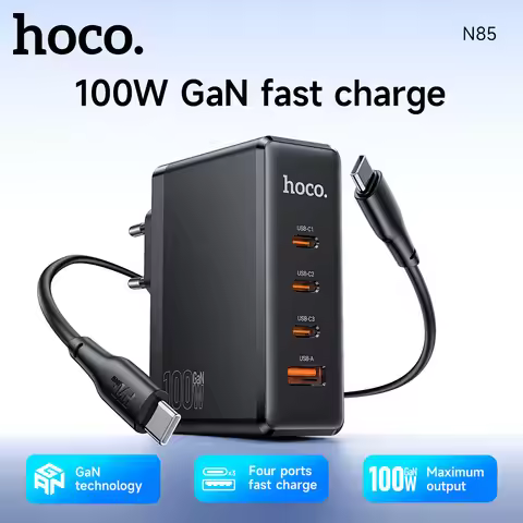 N85 100W USB Type C Charger PD Fast Charge QC 3.0 Quick Charge for iPhone 17/16/Pro Max/Mini iPad - 
