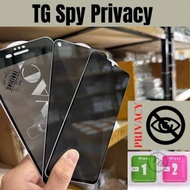 Tempered glass glossy glass anti spy vivo v20 v21 v23e v27e