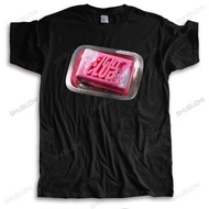 ∋homme cotton streetwear T shirt Fight Club - Soap Bar Logo - Official Mens casual tee-shirt High Q