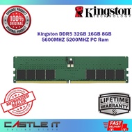 Kingston DDR5 Desktop Value RAM 5200MHz / 5600MHz 8GB 16GB 32GB 48GB Non-ECC Memory Module