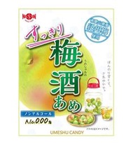 +東瀛go+ NISSIN 日進製菓 梅酒糖 梅果糖 80g 使用和歌山紀州梅 日本國產梅 硬糖 和風點心 日本原裝