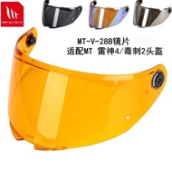 MT Replacement Face Shield For Model THUNDER 4 SV Helmet MT-V-28B Helmet Lens Original MT