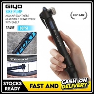 Bike Mini Hand Pump GIYO GP-45E Air Pump Portable w/ Gauge 80-120psi Reversible Universal FV/AV