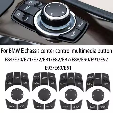 For BMW E chassis 1 3 5 Series X1 X5 X6 E90 E70 E60 E71 Car Interior Console iDrive Multimedia Contr