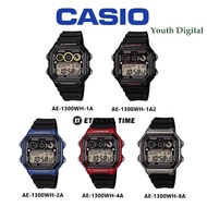 (2 YEARS WARRANTY) Casio Original AE-1300WH Series Youth Digital Watch JAM TANGAN LELAKI JAM CASIO MAN WATCHES
