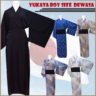 ADULT MEN'S YUKATA - Japanese Kimono Yukata, RETAIL OR WHOLESALE AVAILABLE