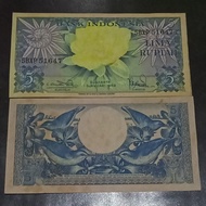 5 rupiah seri bunga 1959