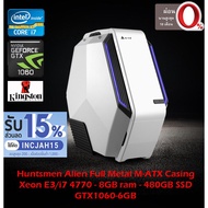 Com Set-Intel Xeon/I7 4770-8GB ram-GTX1060-6GB SSD480GB Power 700Watt (White Pc Case Full Metal Alie