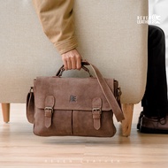 Win Leather - Asgard Bag Men's Genuine Cowhide Laptop Work Sling Bag Premium Quality Branded Aesthet