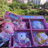 West Highland Toast Pinch Music tpr Rotten Mud Feel Simulation After Food Decompression Toy HF1.19